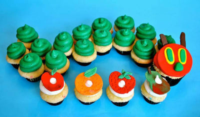 Hungry Caterpillar Cupcakes - Sweet E's Bake Shop