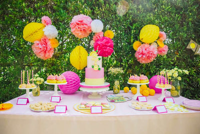 Lemonade Dessert Table - Sweet E's Bake Shop