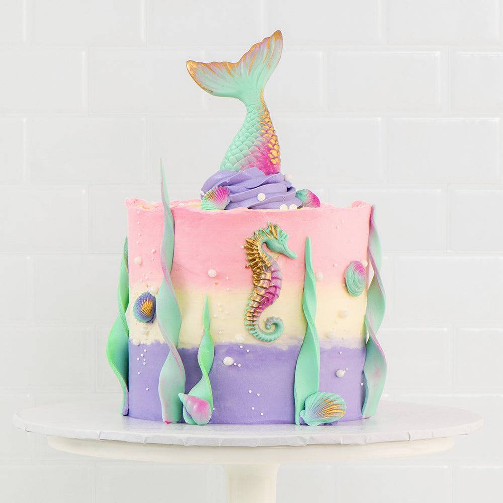 Mermaid Cake - Sweet E's Bake Shop