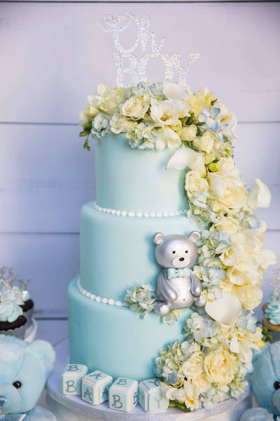 Mia's Baby Shower Cake - Sweet E's Bake Shop