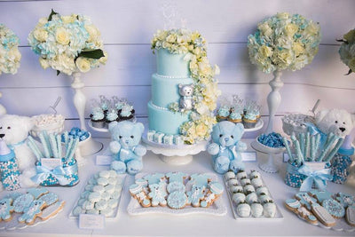 Mia's Baby Shower Table 2 - Sweet E's Bake Shop