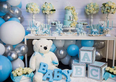 Mia's Baby Shower Table - Sweet E's Bake Shop