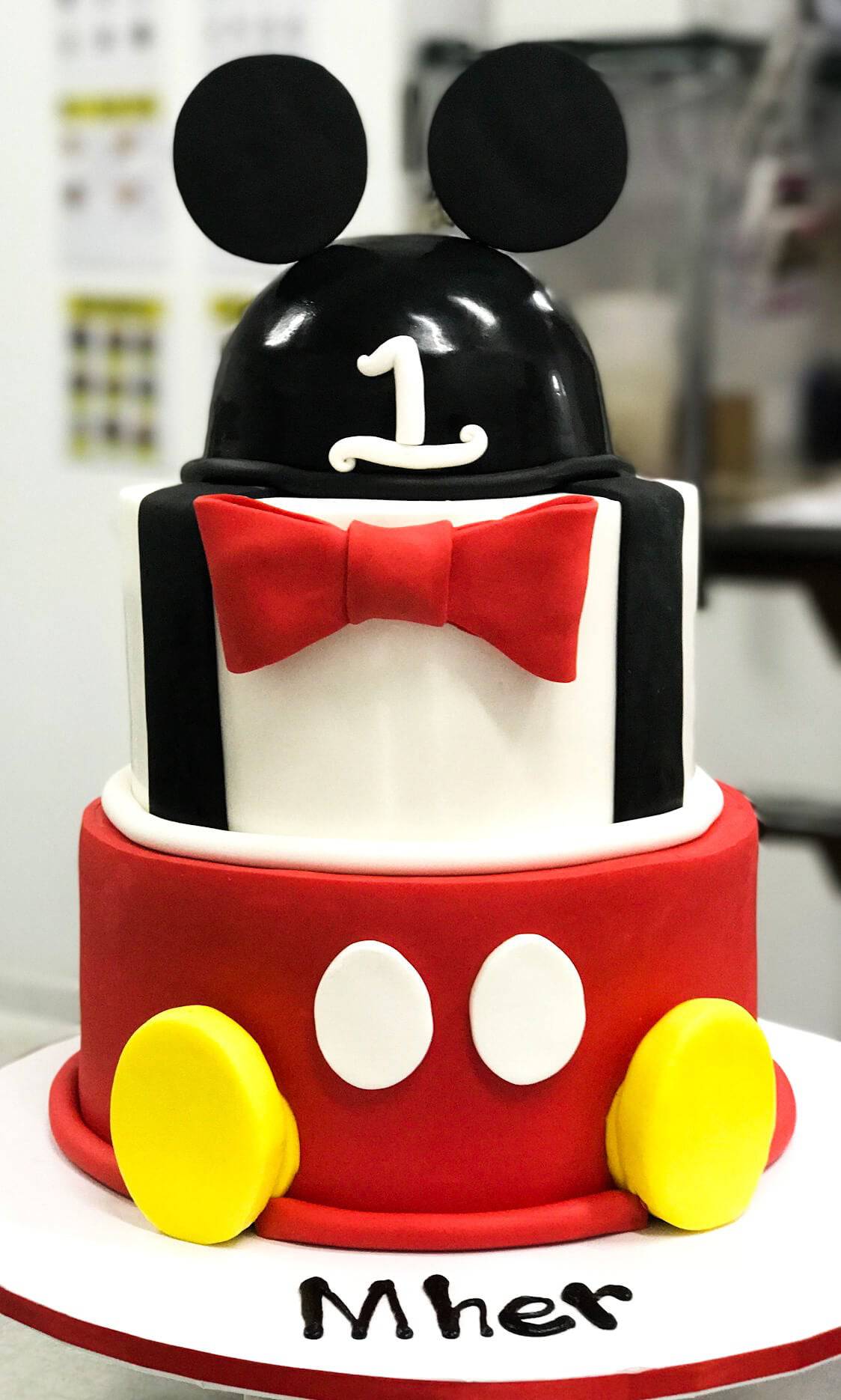 Mickey Mouse Cake - Sweet E's Bake Shop