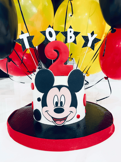 Mickey Mouse Classic Cake - Sweet E's Bake Shop
