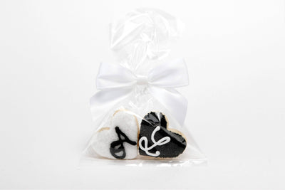 Mini Heart Initial Cookies - Sweet E's Bake Shop