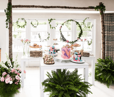 Modern Dessert Table - Sweet E's Bake Shop