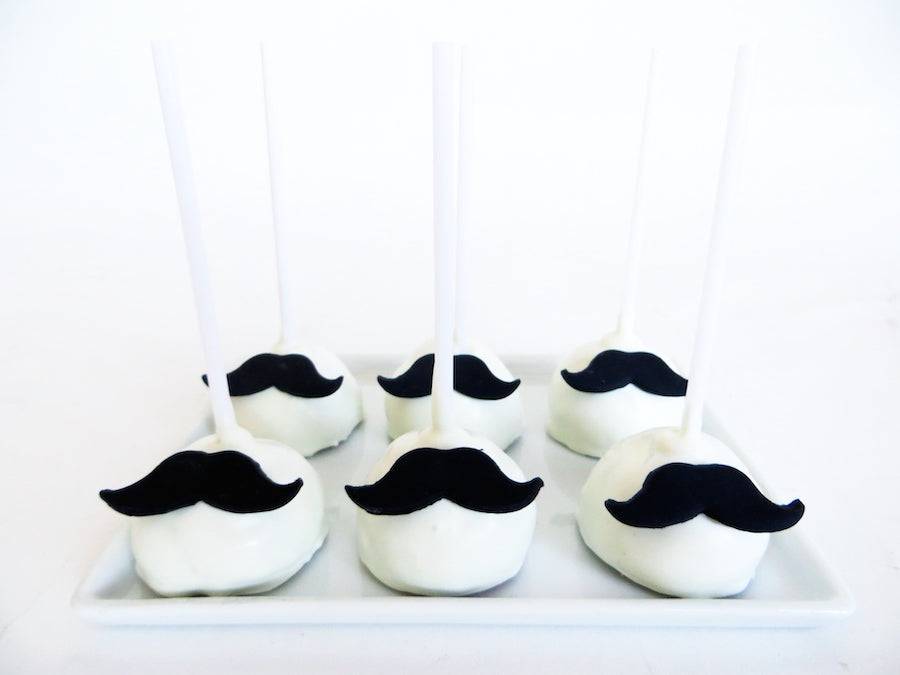 Mustache Cake Pops - Sweet E's Bake Shop