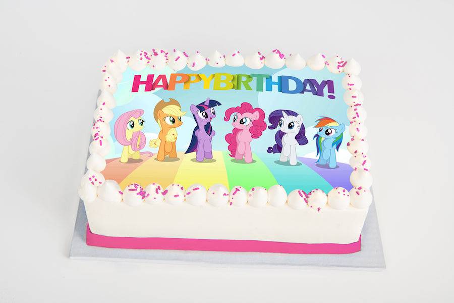 My Little Pony Sheet Cake - Sweet E's Bake Shop