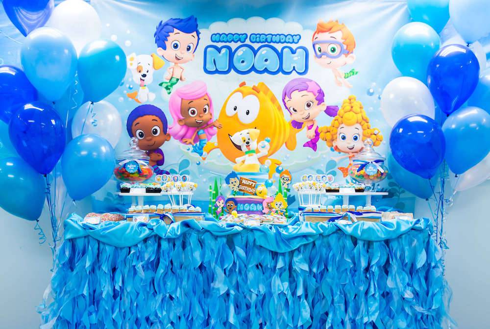 Noah's Bubble Guppies 3rd Birthday - Sweet E's Bake Shop