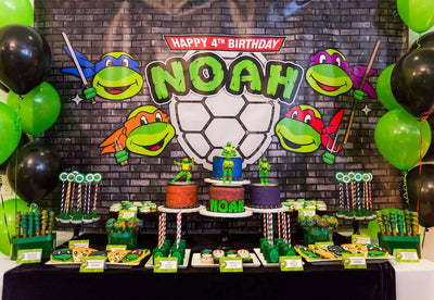 Noah's TMNT 4th Birthday - Sweet E's Bake Shop