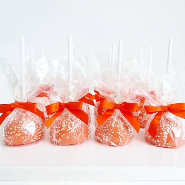 Orange Cake Pops - Sweet E's Bake Shop