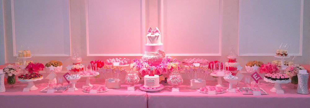 PINK Dessert Table - Sweet E's Bake Shop