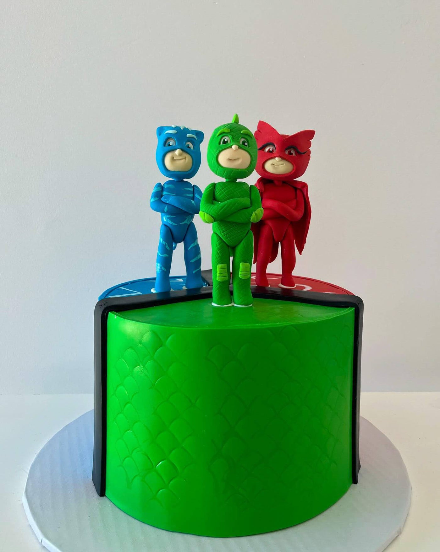 PJ Mask Cake - Sweet E's Bake Shop