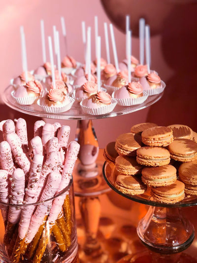 Pink And Rose Gold Desserts - Sweet E's Bake Shop
