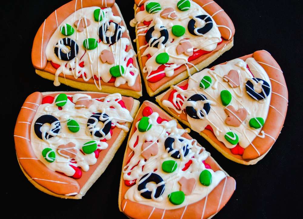 Pizza Slice Cookies - Sweet E's Bake Shop