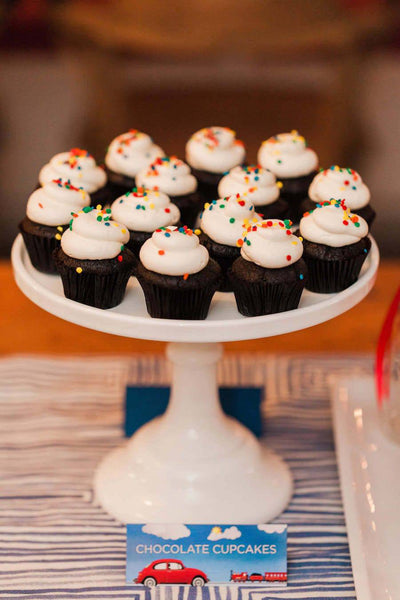 Primary Confetti Cupcakes - Sweet E's Bake Shop