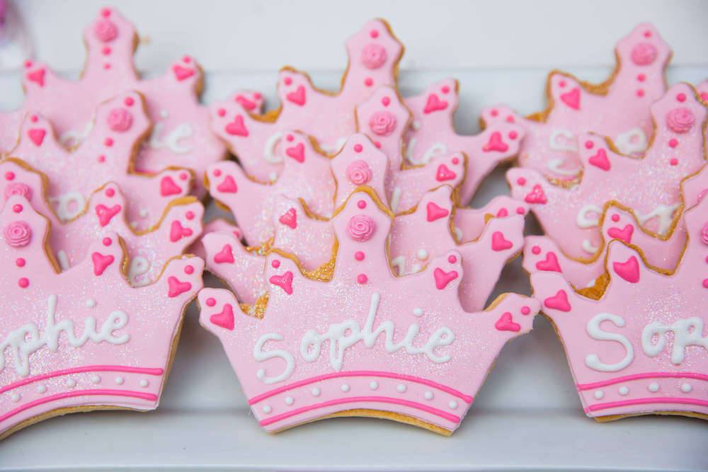 Princess Crown Cookies - Sweet E's Bake Shop