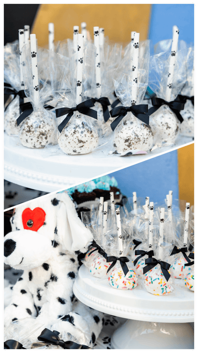 Puppy Party Themed Cake Pops - Sweet E's Bake Shop