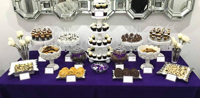 Purple Dessert Bar - Sweet E's Bake Shop