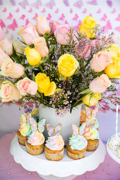 Rainbow Butterfly Cupcakes - Sweet E's Bake Shop