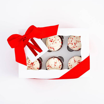 Sweet E's Signature Cupcakes Logo Gift Box | 6 Pack | Upload Your Artwork - Sweet E's Bake Shop