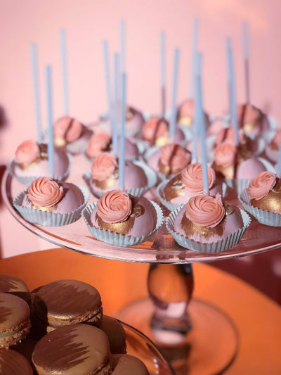 Rosette Cake Pops - Sweet E's Bake Shop