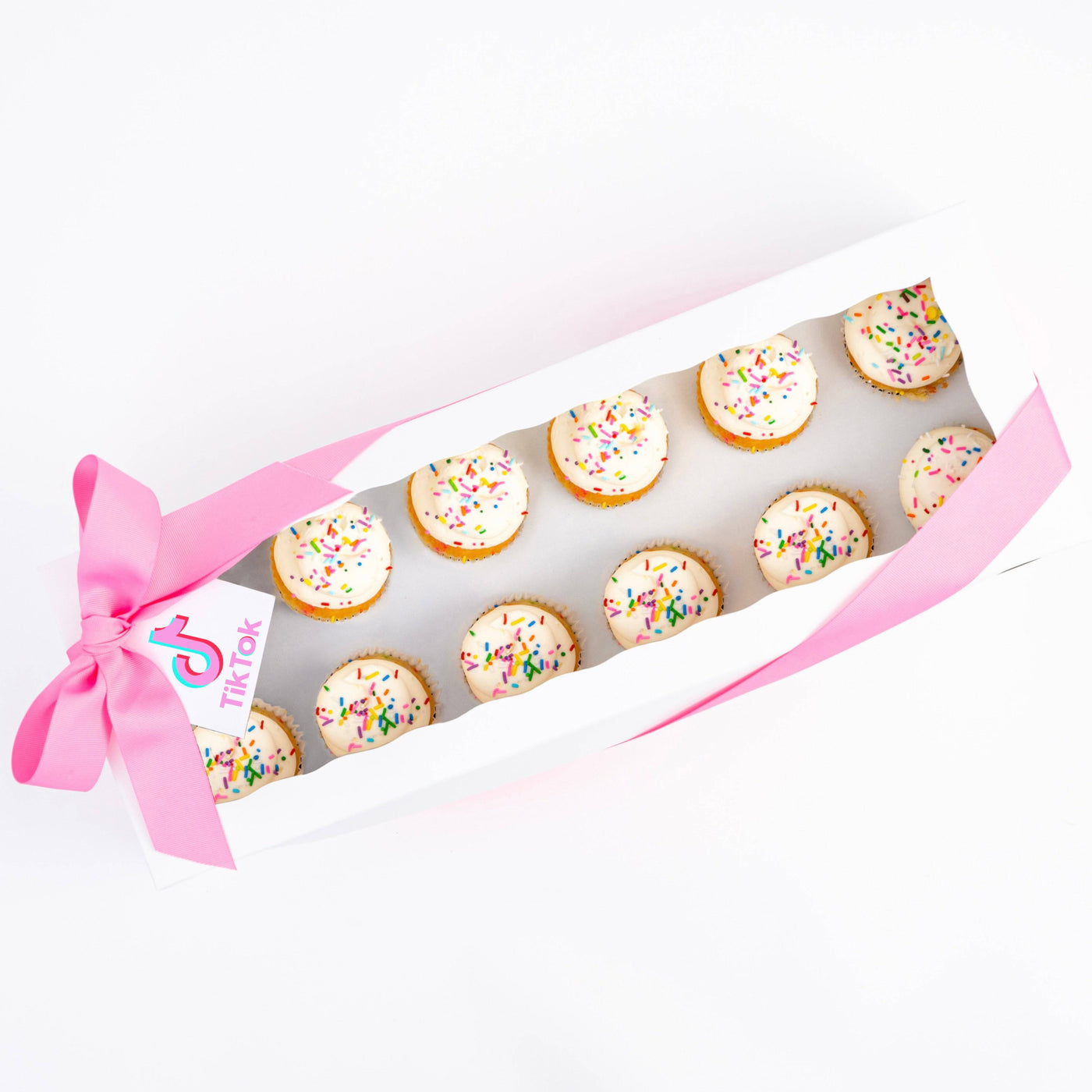 Sweet E's Signature Cupcakes Logo Gift Box | 12 Pack | Upload Your Artwork - Sweet E's Bake Shop