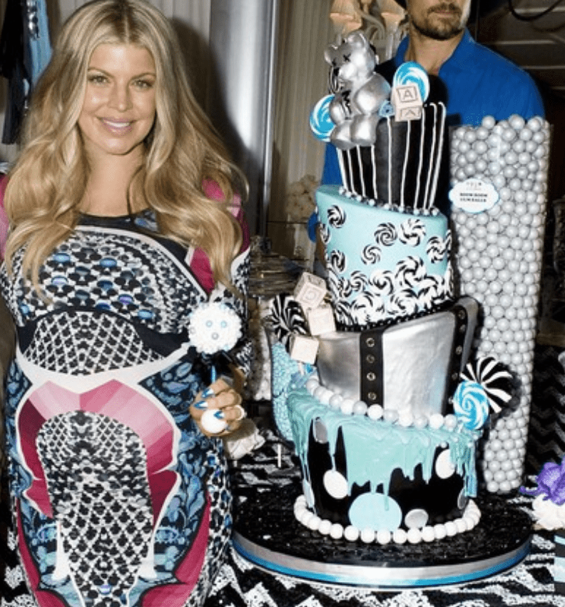 Fergie Baby Shower Cake - Sweet E's Bake Shop - The Cake Shop