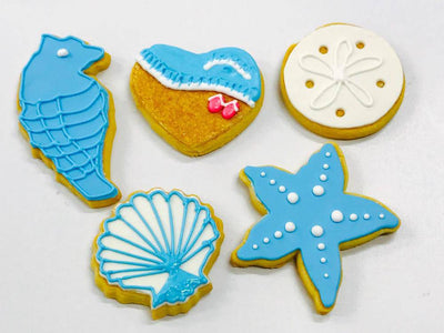 Seashell Cookies - Sweet E's Bake Shop