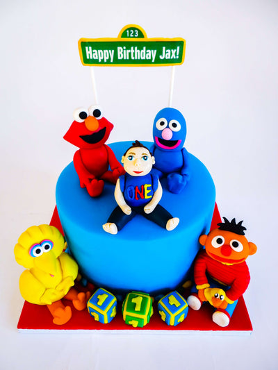Sesame Street Cake 1 - Sweet E's Bake Shop