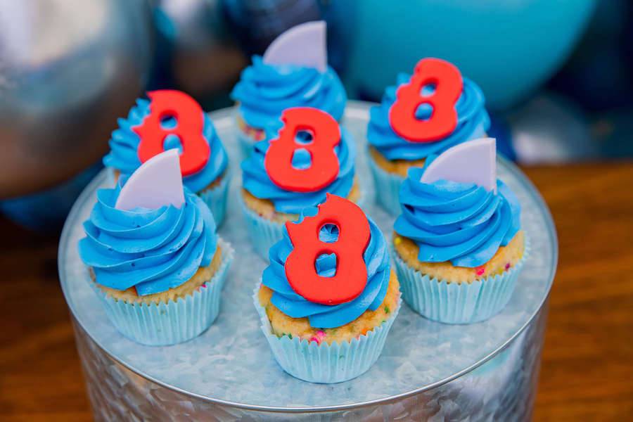 Shark Cupcakes - Sweet E's Bake Shop