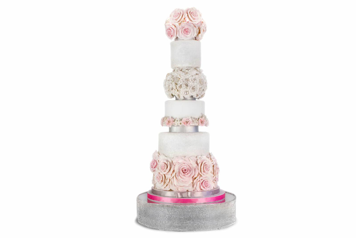 Showpiece Wedding Cake - Sweet E's Bake Shop
