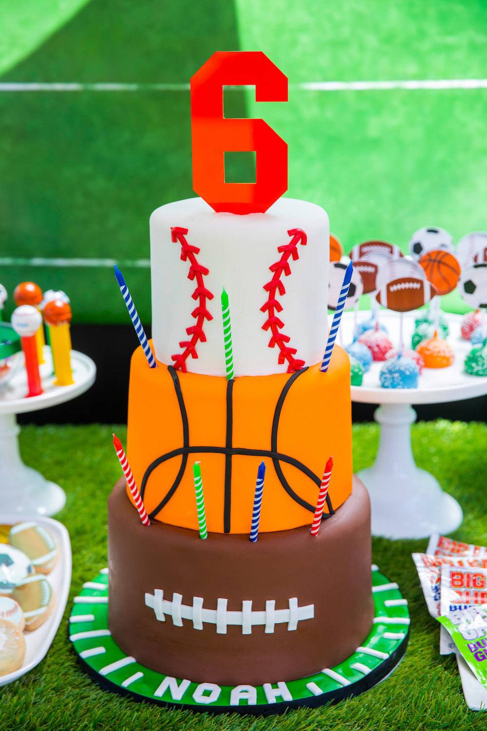 Sports Cake - Sweet E's Bake Shop