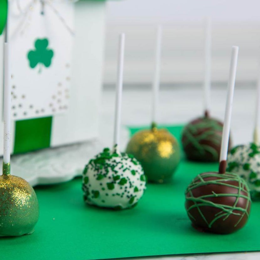 St. Pats Cake Pops - Sweet E's Bake Shop