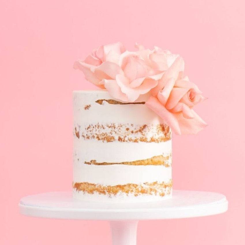 VEGAN Naked Floral Cake - Sweet E's Bake Shop