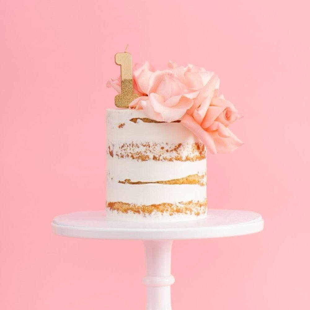 Naked Floral Cake - Sweet E's Bake Shop