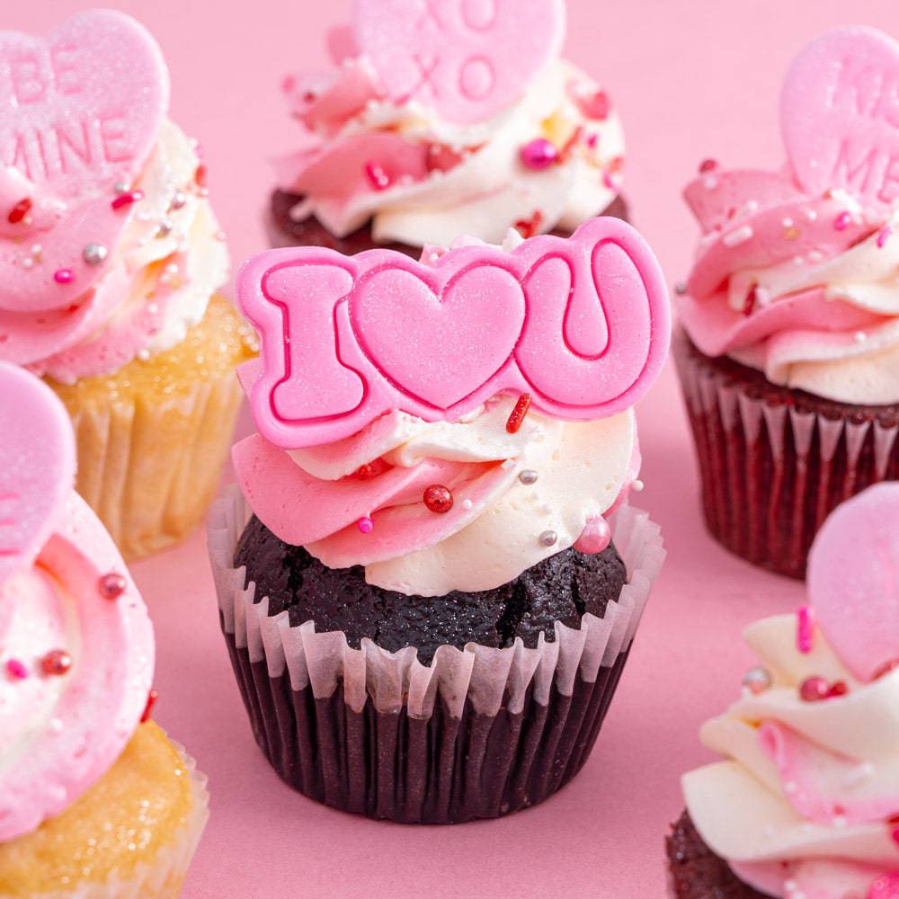 Valentine Glam Cupcakes Delivery Los Angeles