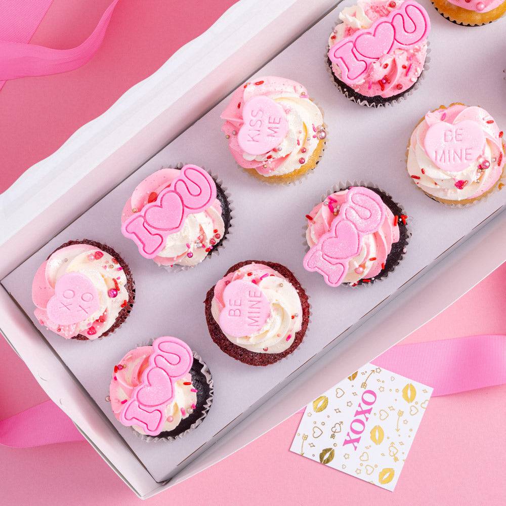 Valentine Glam Cupcakes - Sweet E's Bake Shop