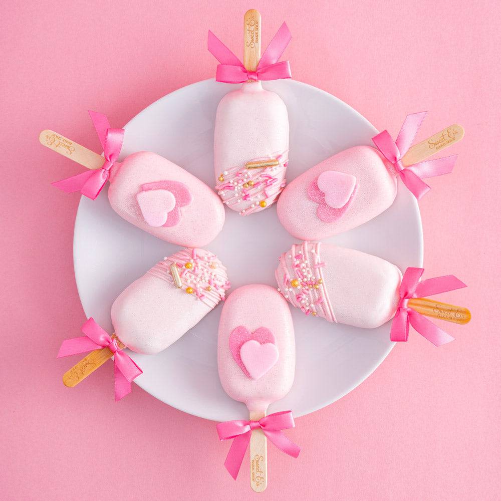 Valentine Cakesicles - Sweet E's Bake Shop