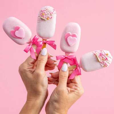 Valentine Cakesicles - Sweet E's Bake Shop