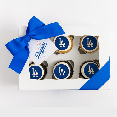 Logo Cupcakes Gift Box | 6 Pack | Upload Your Artwork - Sweet E's Bake Shop