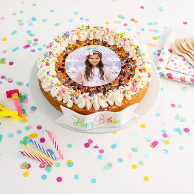 Custom Photo Cookie Cake | Upload Your Artwork - Sweet E's Bake Shop