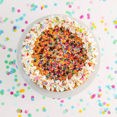 Confetti Cookie Cake | Custom Message - Sweet E's Bake Shop