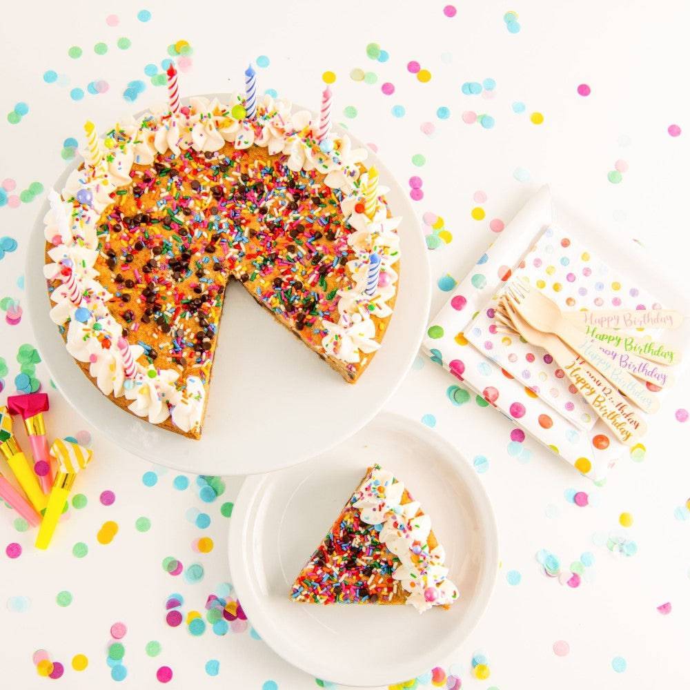 Confetti Cookie Cake | Custom Message - Sweet E's Bake Shop