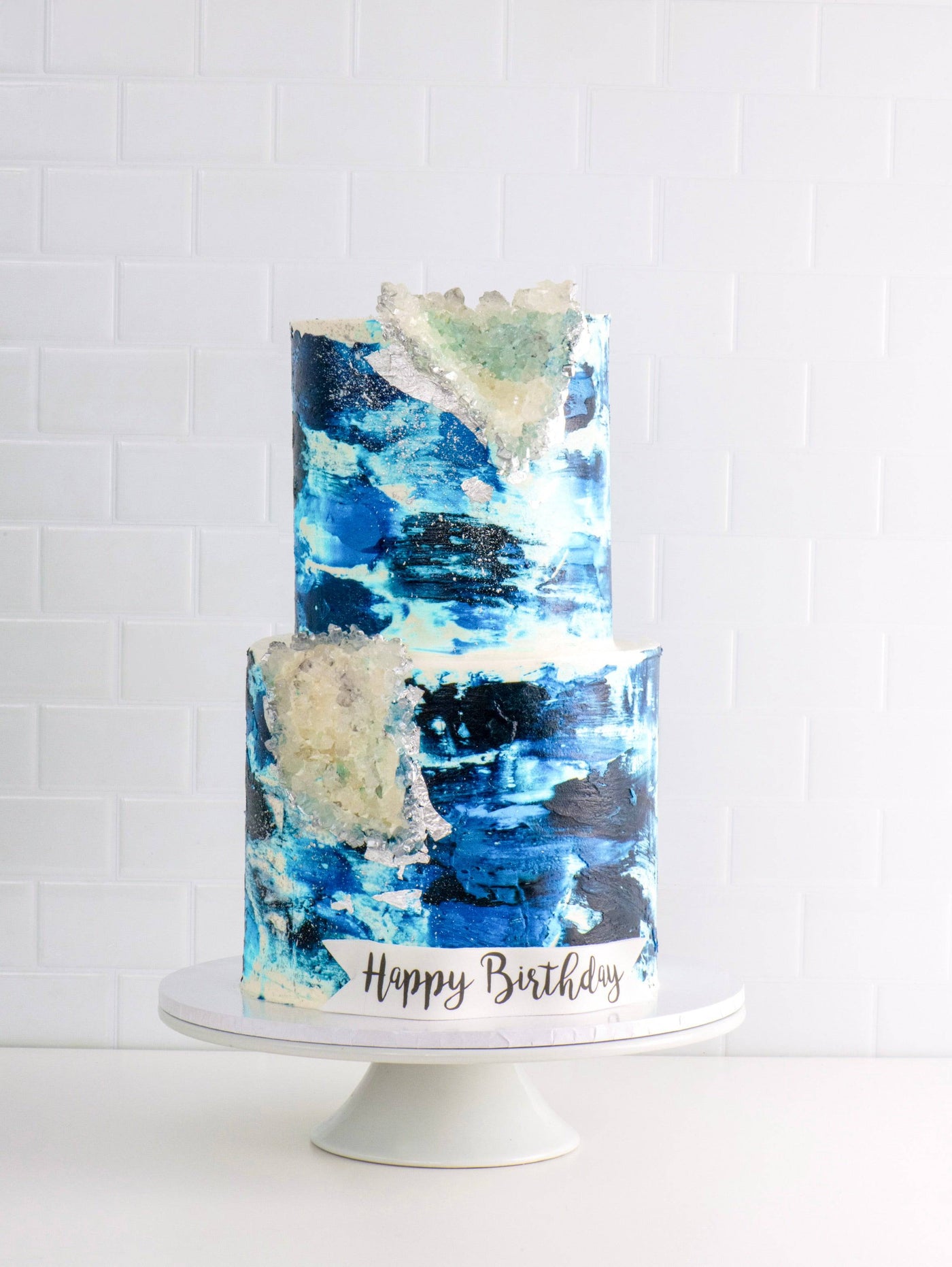 Crystal Geode Cake | Choose Your Color - Sweet E's Bake Shop