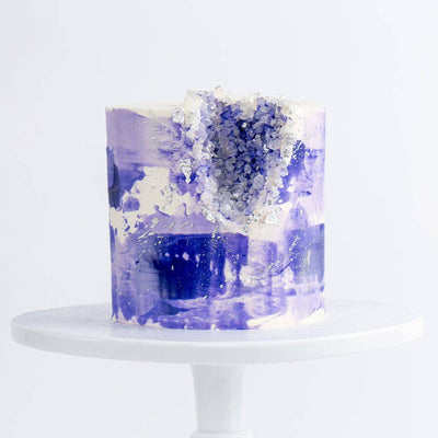 Crystal Geode Cake | Choose Your Color - Sweet E's Bake Shop