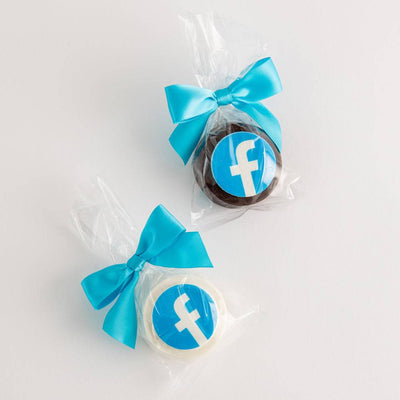 Custom Logo Oreo Gift Bag | Single | Upload Your Artwork - Sweet E's Bake Shop