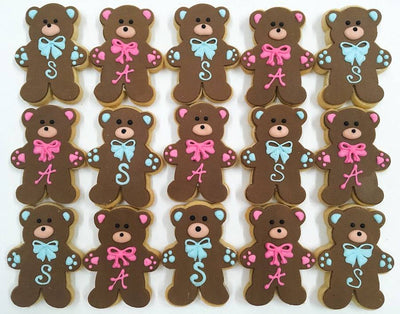 Teddy Bear Cookies - Sweet E's Bake Shop