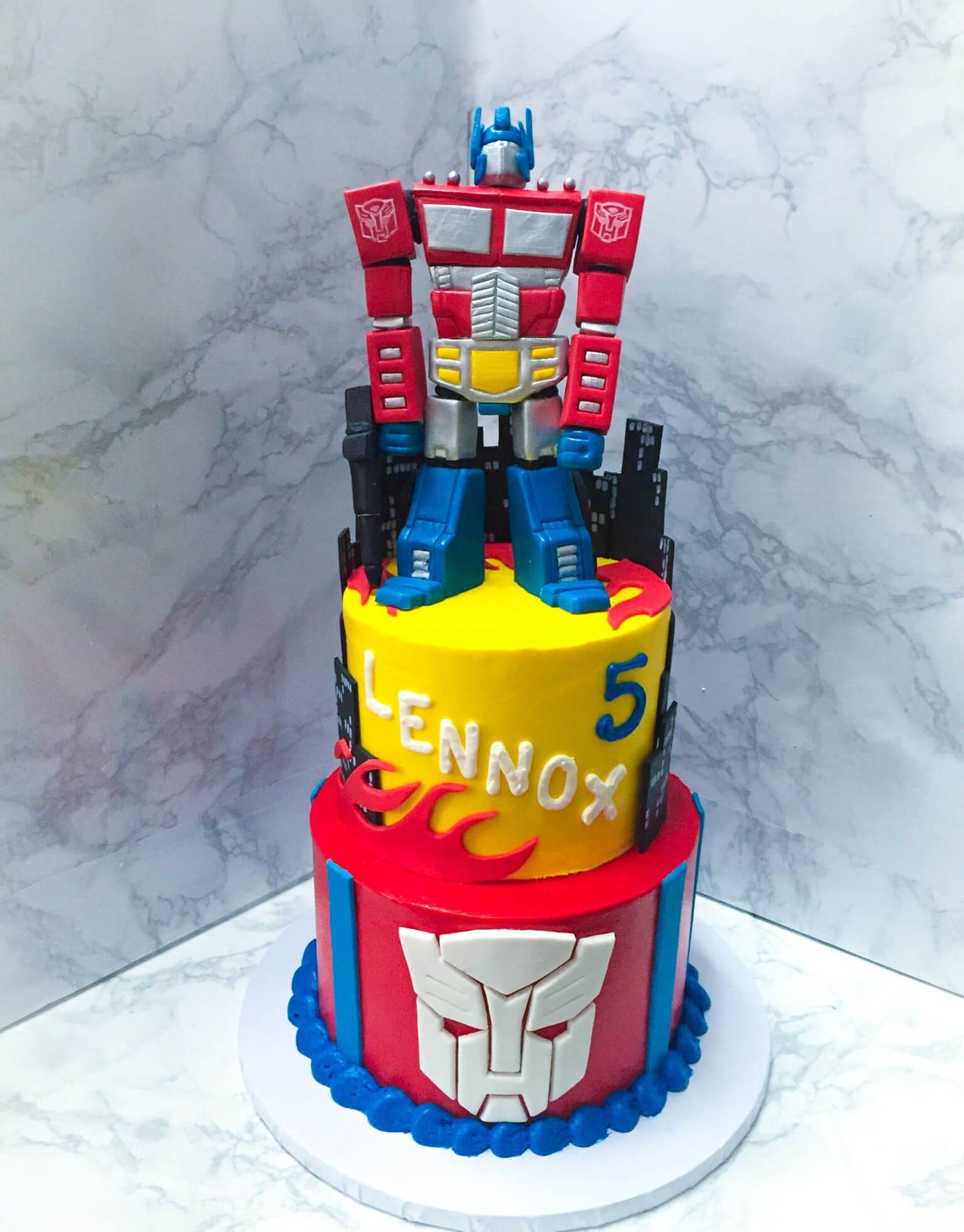 Transformers Cake - Sweet E's Bake Shop