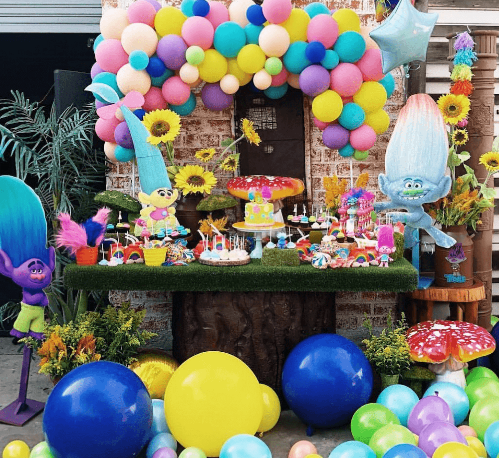 Trolls Dessert Table - Sweet E's Bake Shop